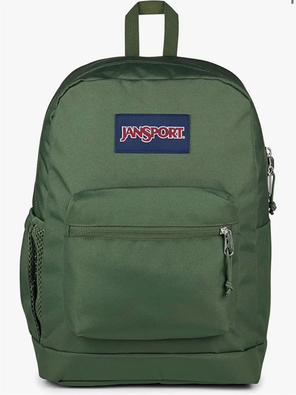NEW JanSport 26L Cross Town Backpack Cargo Green NWT